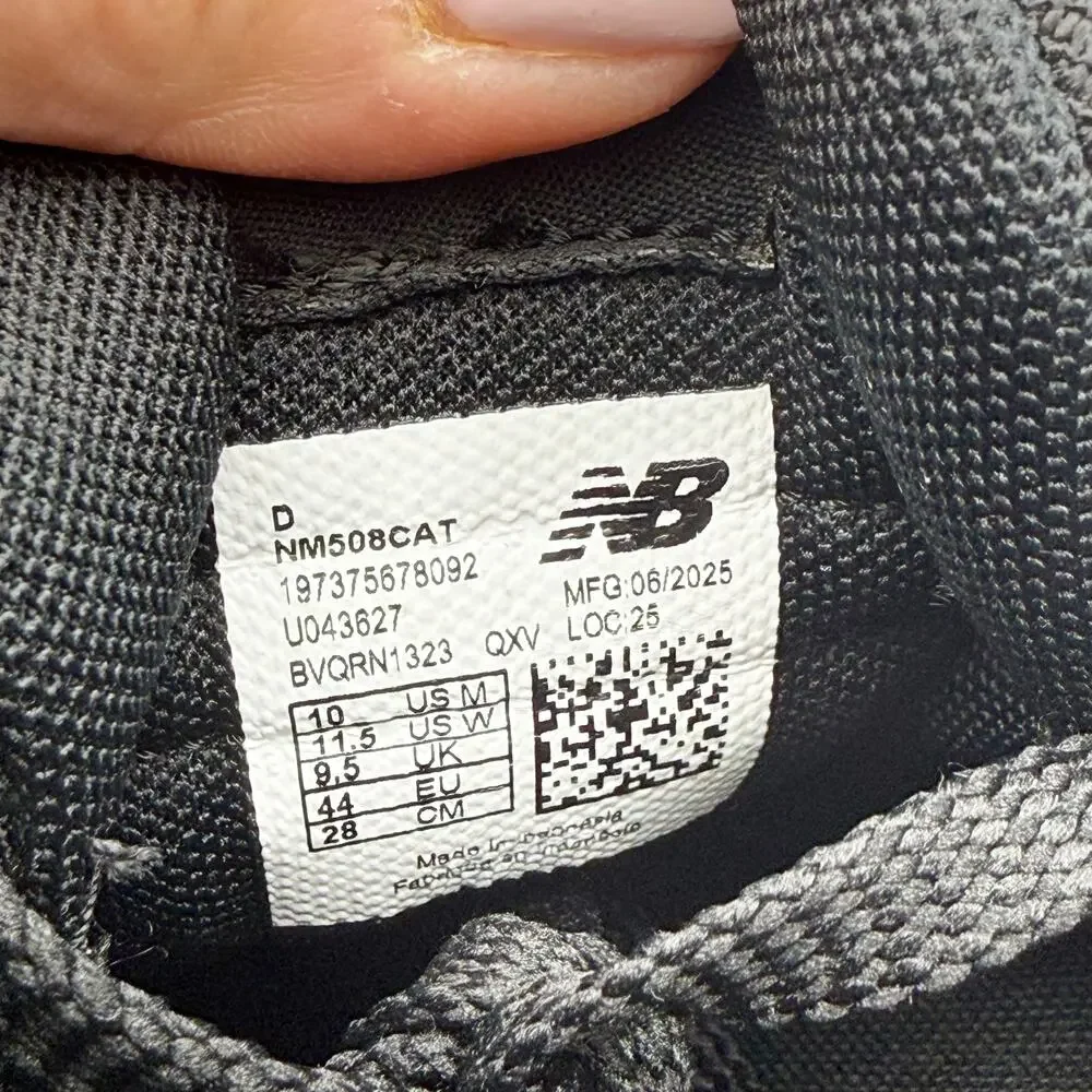 New Balance Mens Numeric Brandon Westgate 508 Skate Sneakers US 10 D Black EUC